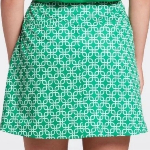 Size 16 Skort Golf Sport Skirt Links Green and white color LADY HAGEN NWT - Picture 3 of 16